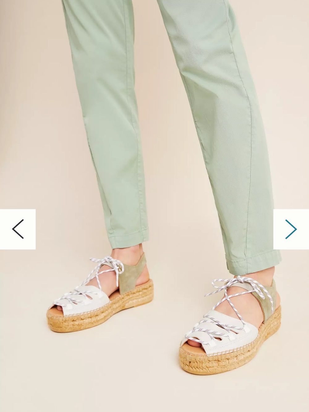 Anthropologie scout slim pleated pants Sage Green - Picture 9 of 10